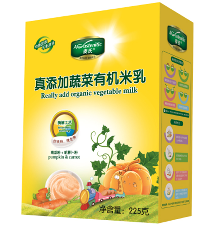 盒真添加南瓜有机米乳
