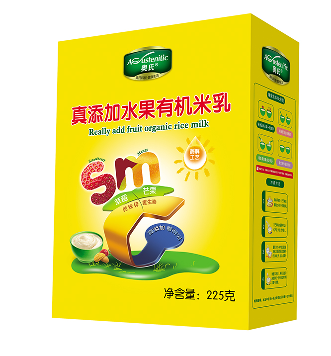 225克真添加水果有机米乳